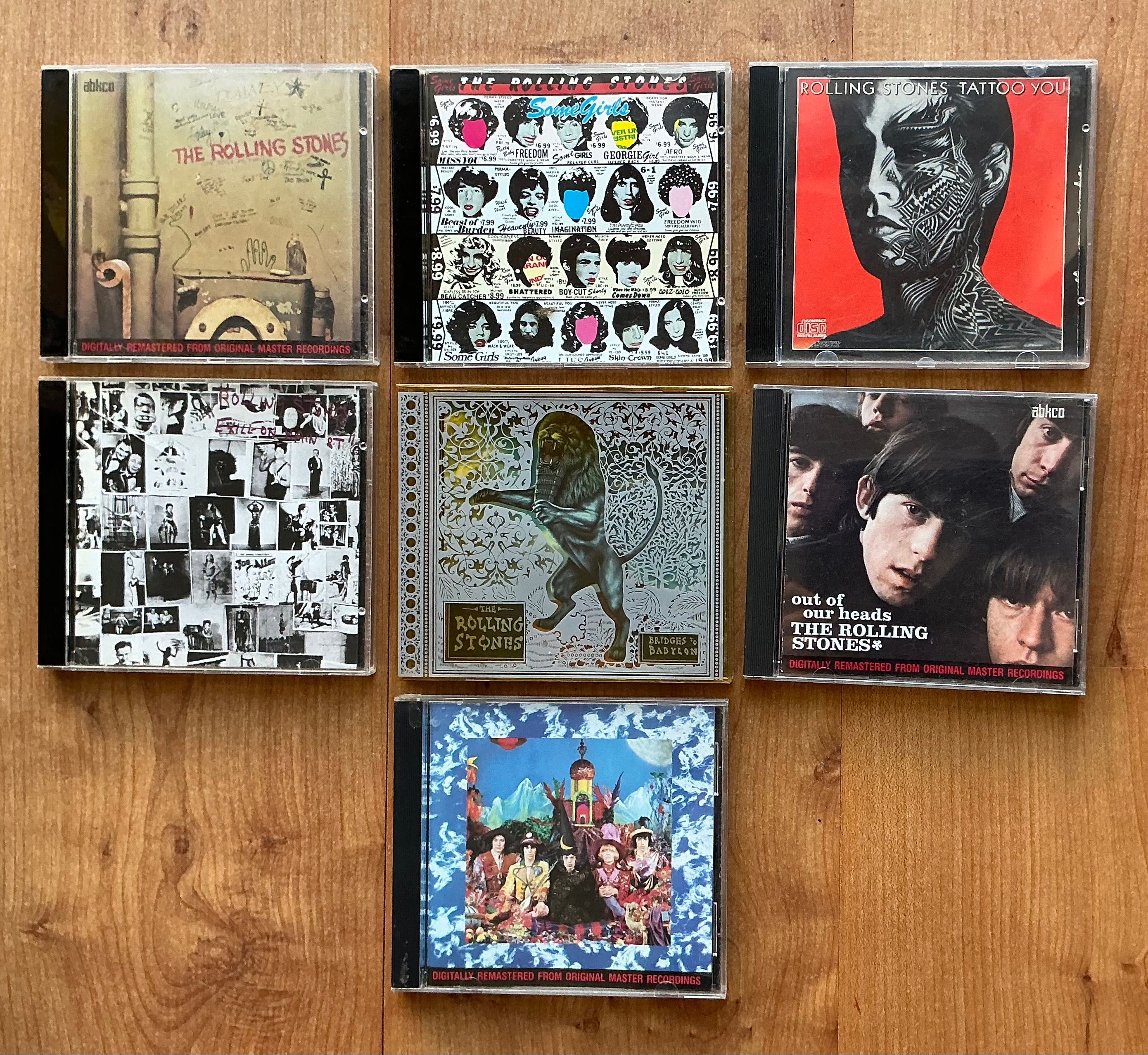 08 CDs Rollings Stones