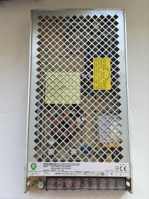 Zasilacz LED POS 12V 17A 200W
