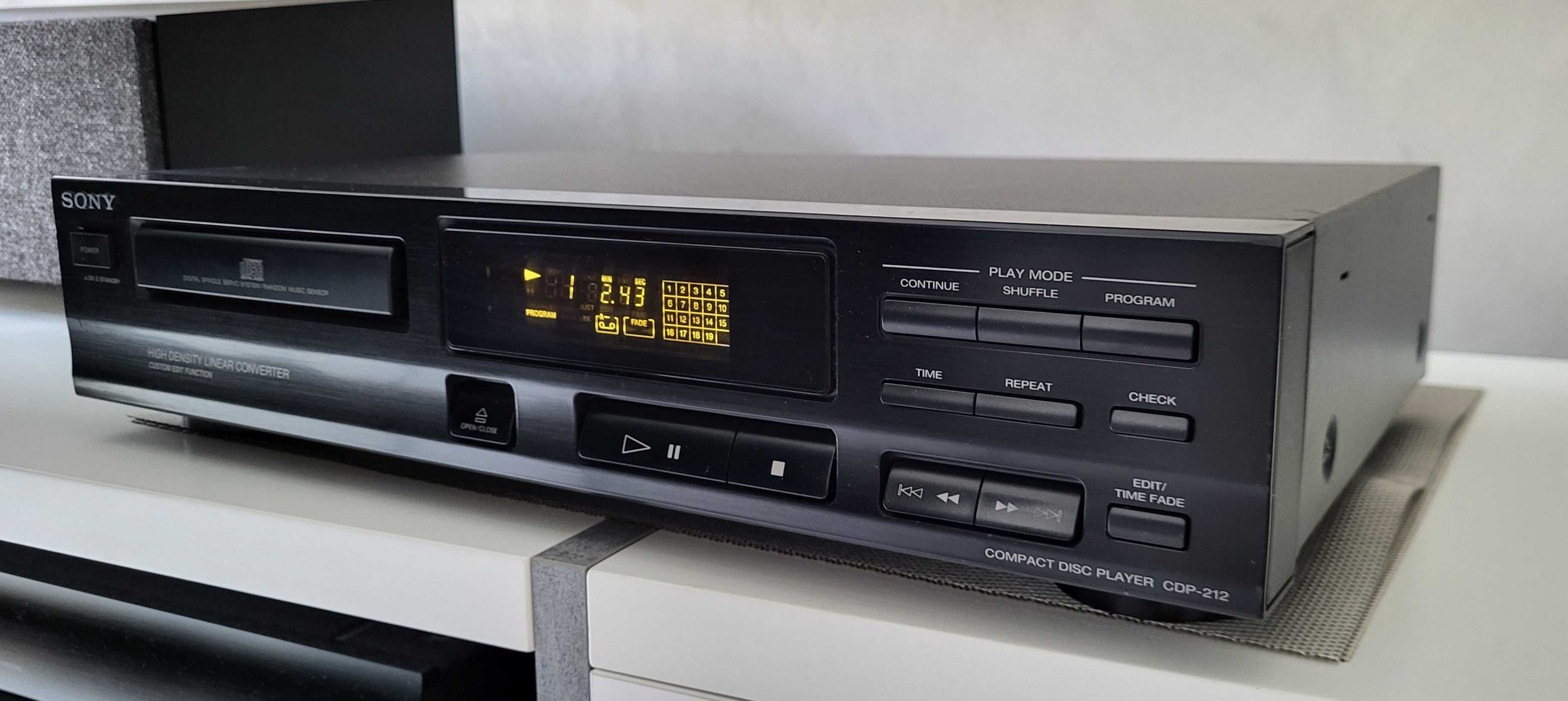 SONY CDP-212 odtwarzacz CD z pilotem