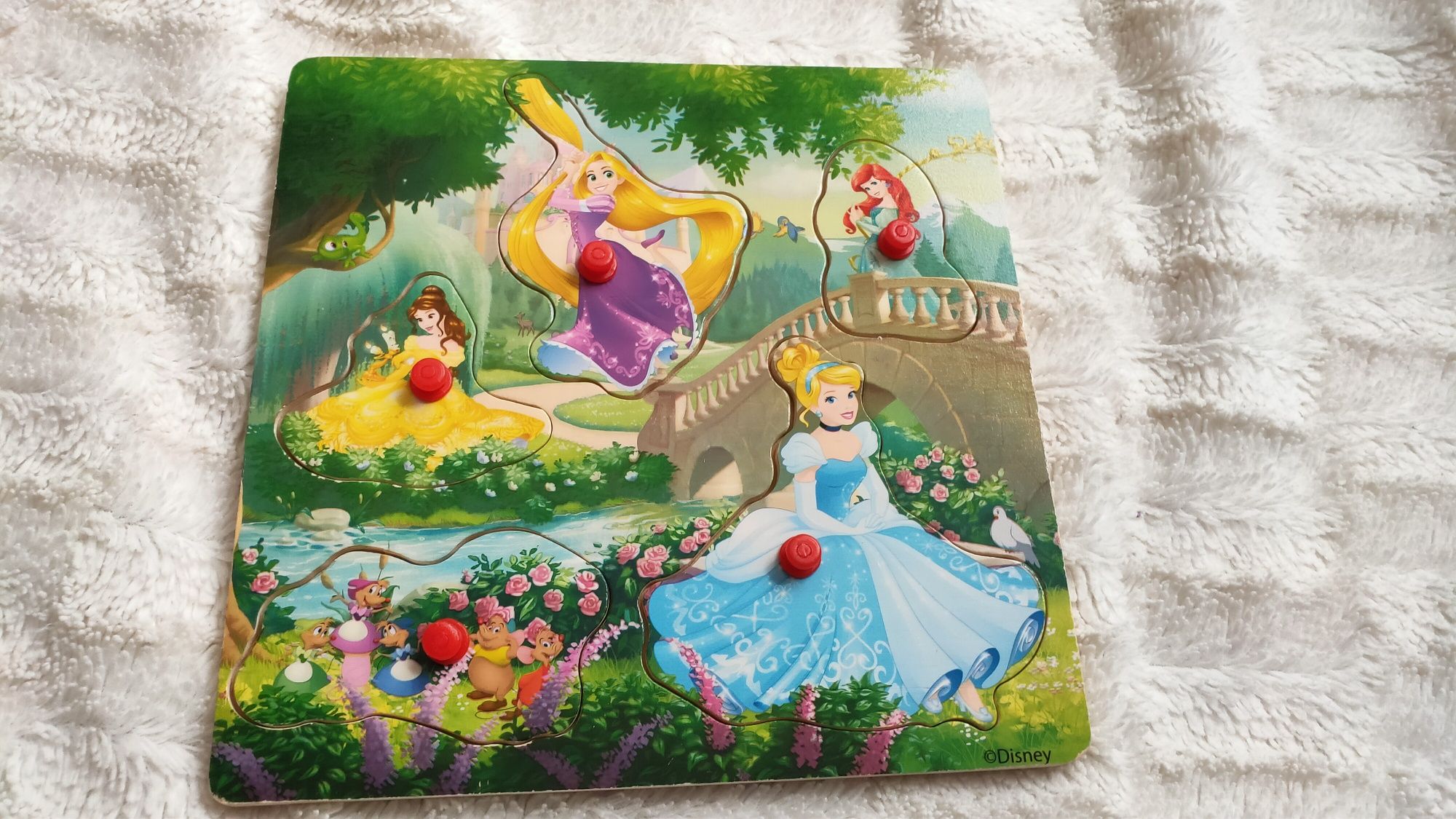 Puzzle drewniane układanka księżniczki  Disneya