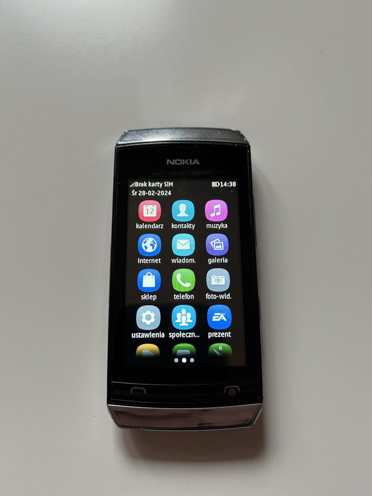 Telefon Nokia Asha 306 srebrny