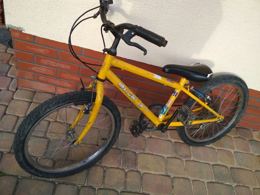 Rower z przerzutkami dziecięcy górski Magnum MTB Koła 20x1,75