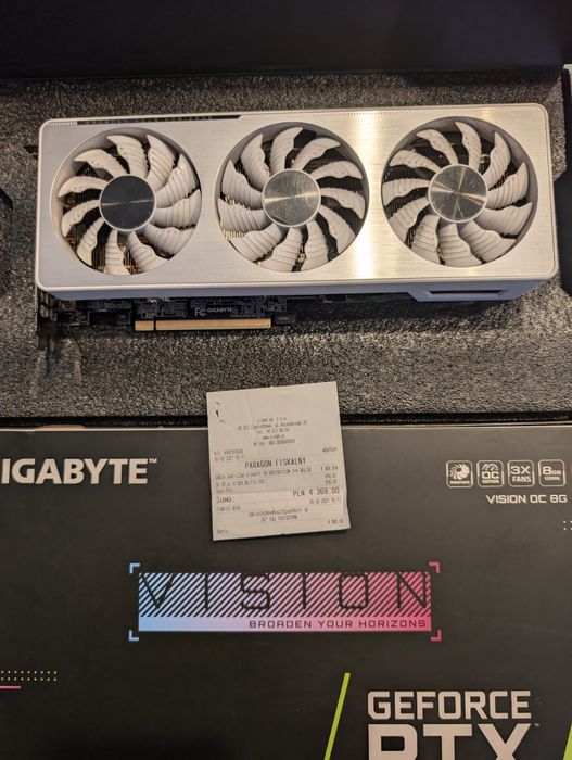 Karta Graficzna GIGABYTE Rtx 3070 Vision OC