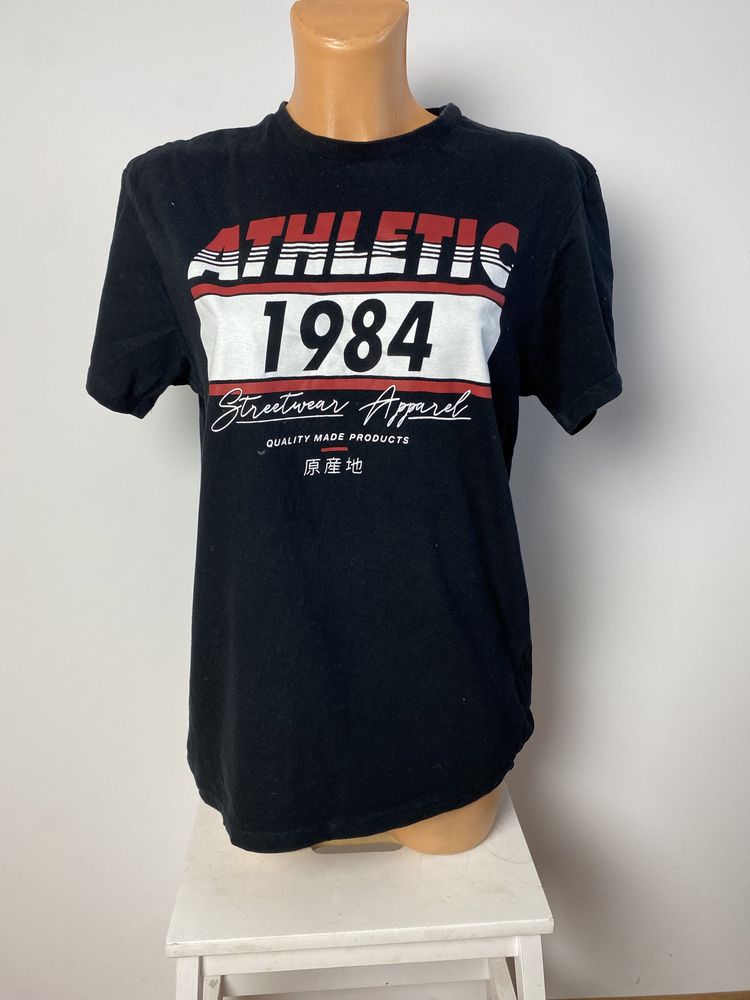 Koszulka athletic 1984 czarna M T-shirt