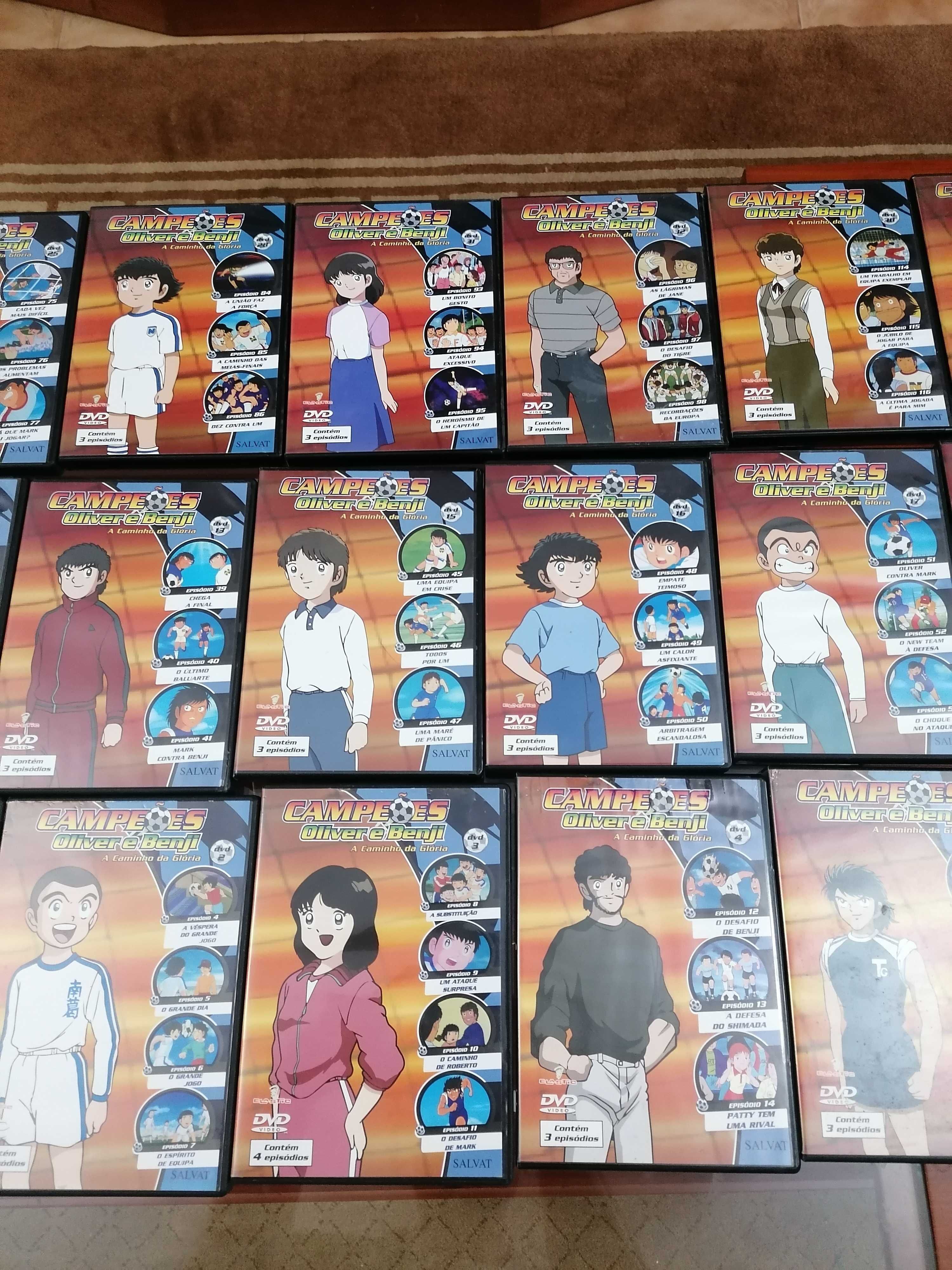 Coleção dvds oliver e benji originais