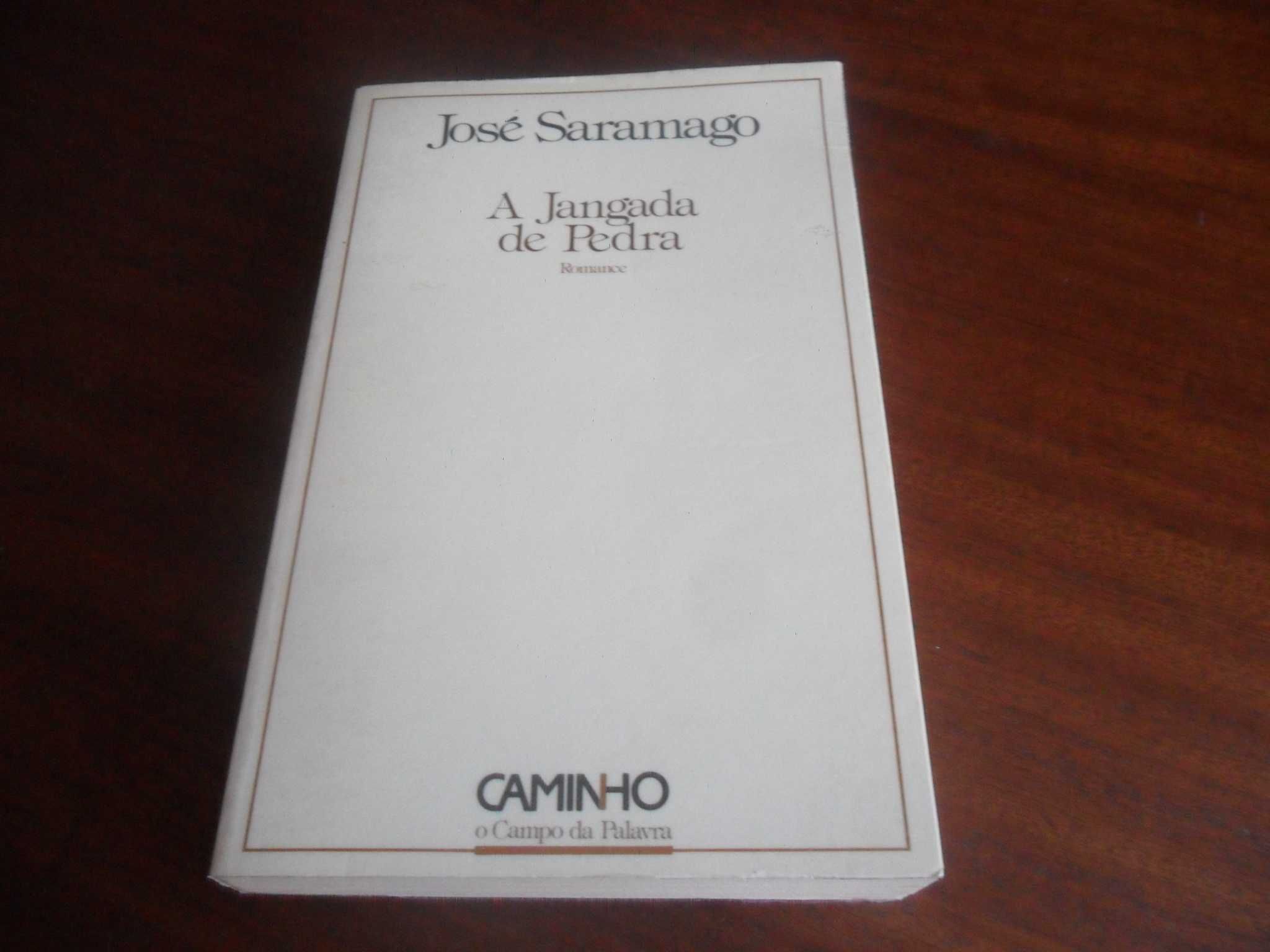 "A Jangada de Pedra" de José Saramago - 2ª Edição de 1986