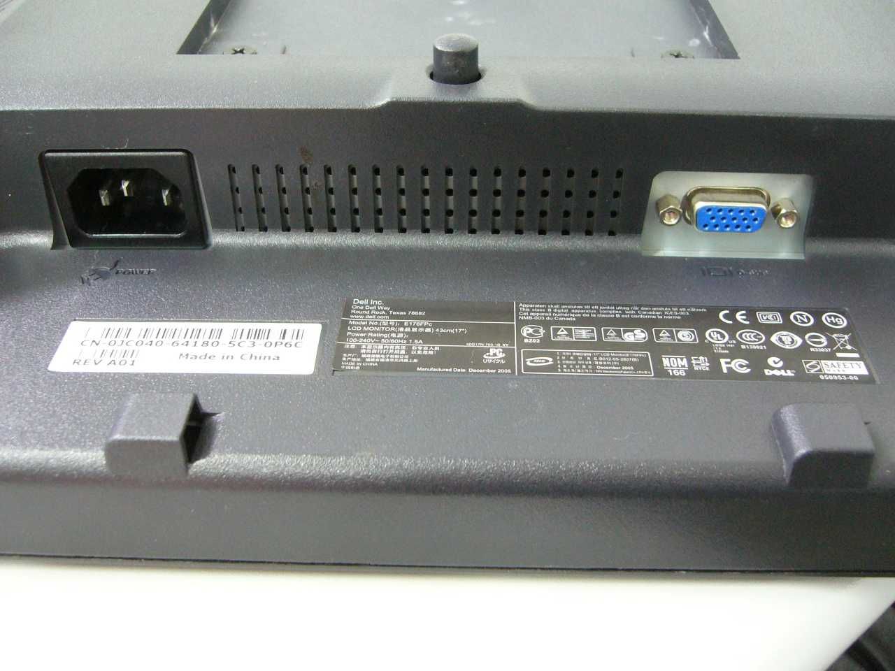 Monitor 17 cali Dell E176FP