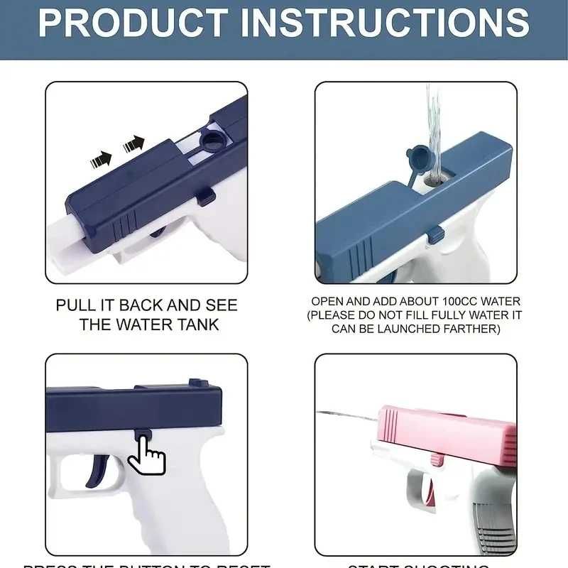 Водяний пістолет glock НОВИЙ