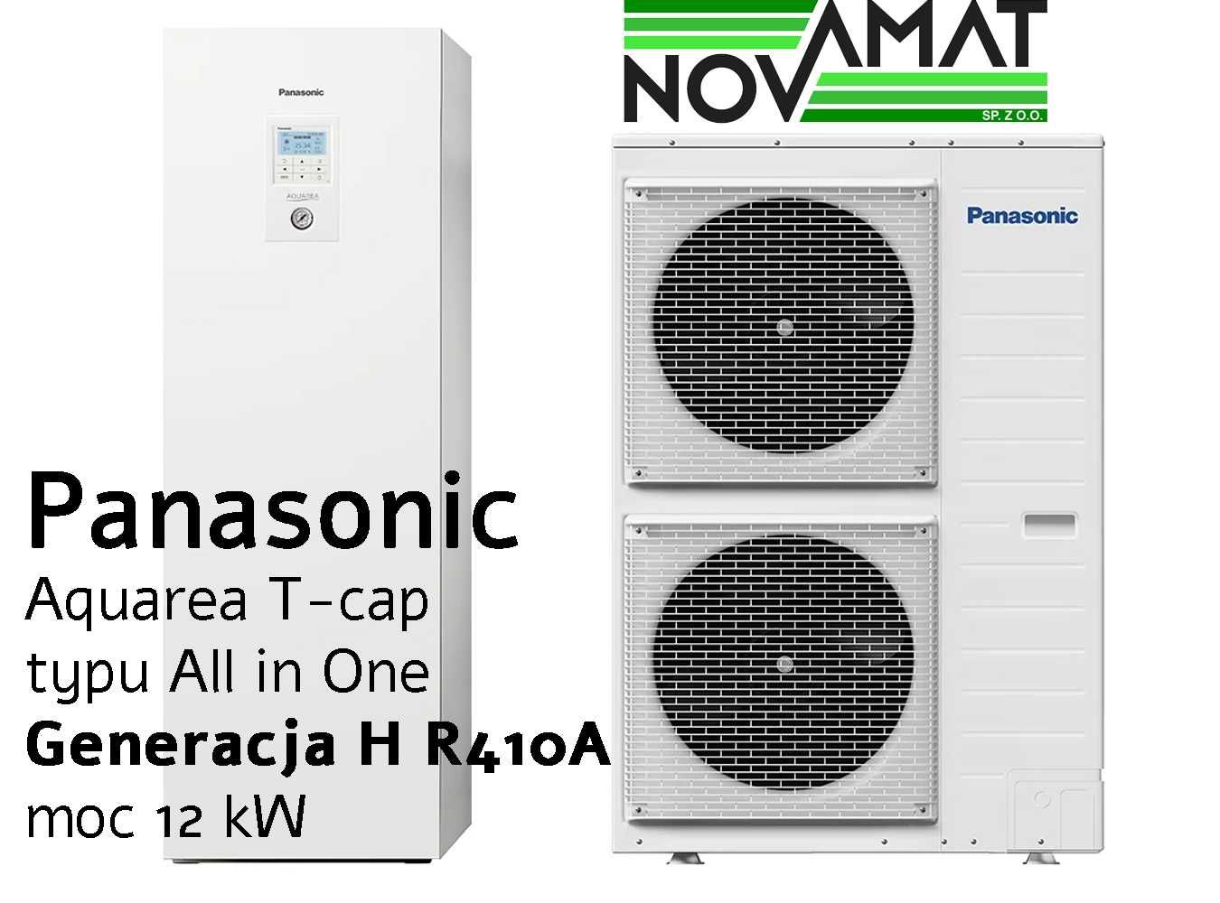 Pompa ciepła PANASONIC T-CAP H All in One 12 kW KIT-AQC12HE8 [MONTAŻ]