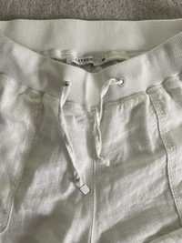 Spodnie lniane białe Tatuum 36