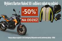 Barton Naked Ścigacz Barton NAKED 50ccm na kat. AM Dostawa pod dom