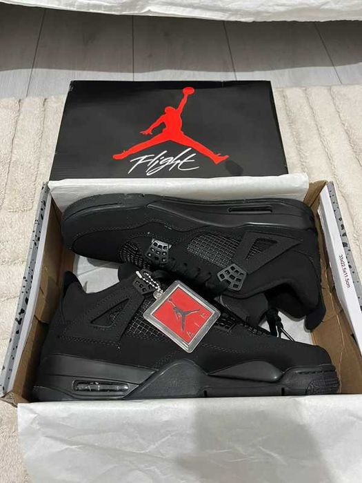 Buty meskie Mokasyny Jordan_4_Retro_Black_Cat R.45