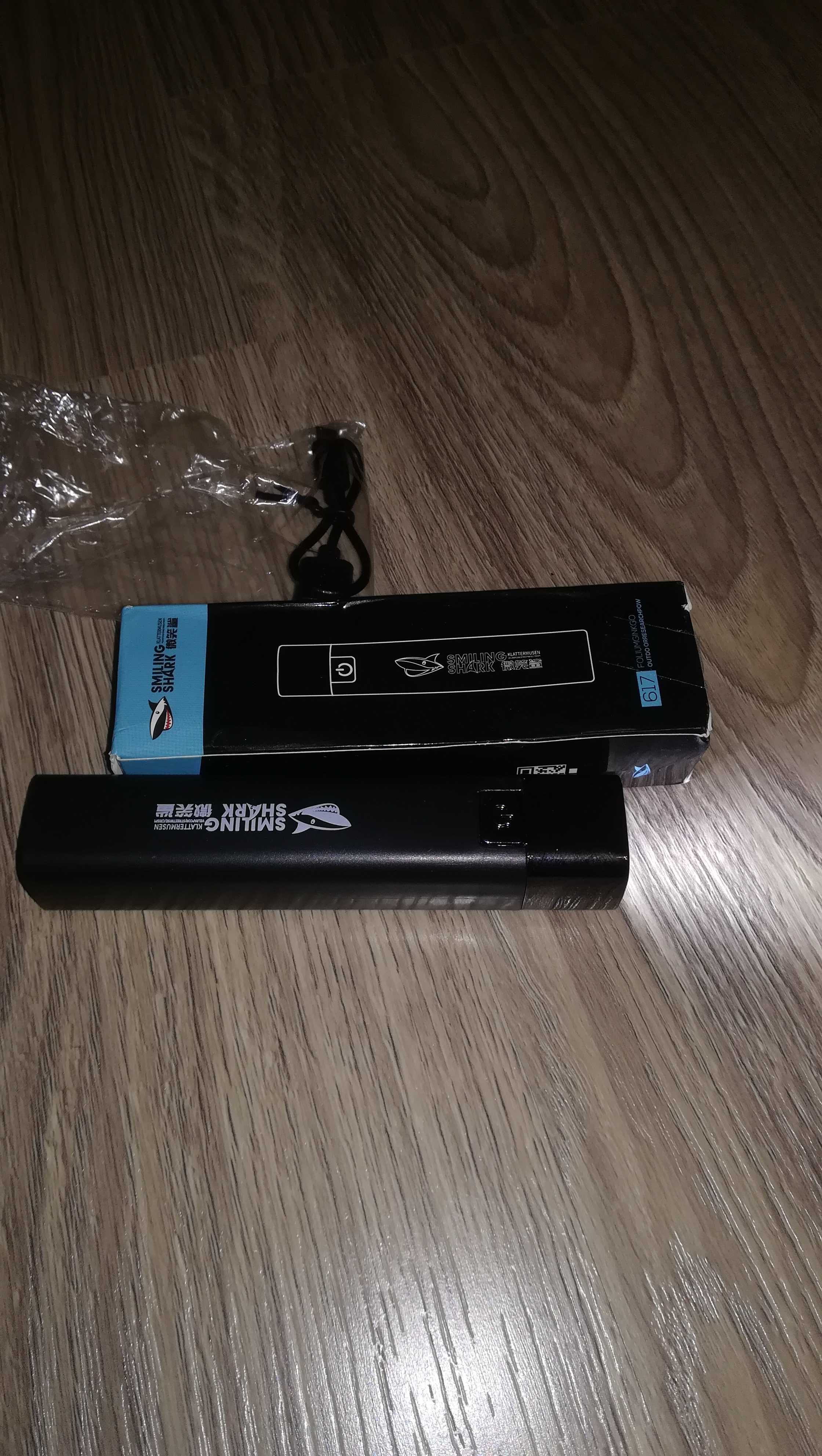 Ліхтарик, фонарик Smiling Shark акумуляторний з зарядкою від USB