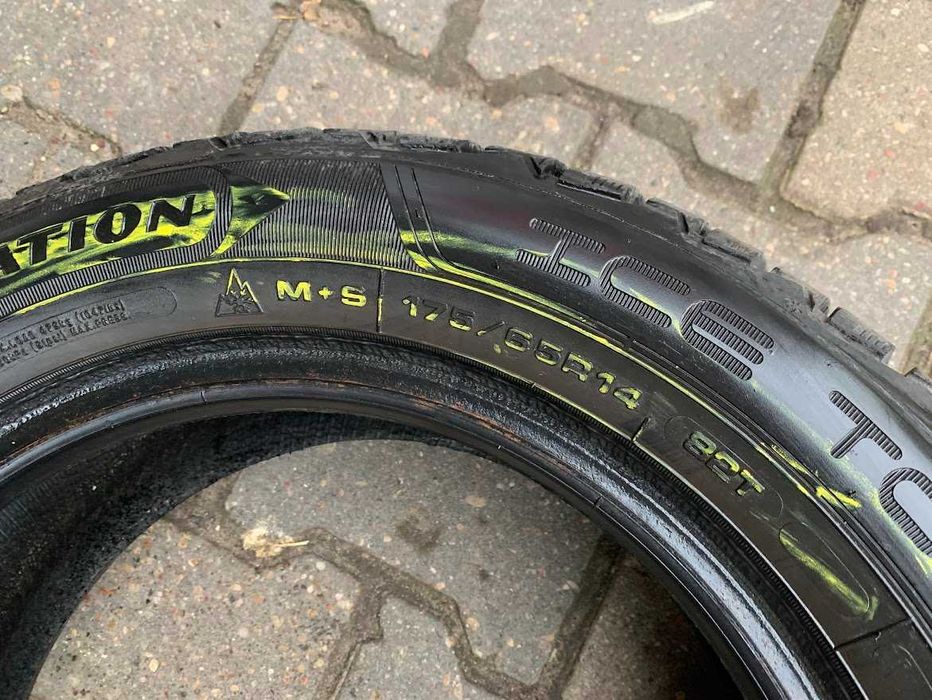 шини скати колеса 175 65 14 Dunlop 6.5 mm 2019 p 2 шт зима