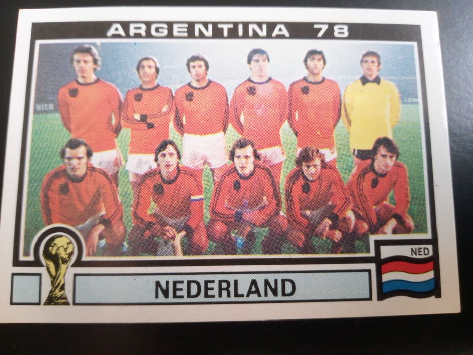 Cromo Panini World Cup Story da Seleção dos Países Baixos no Mundial78