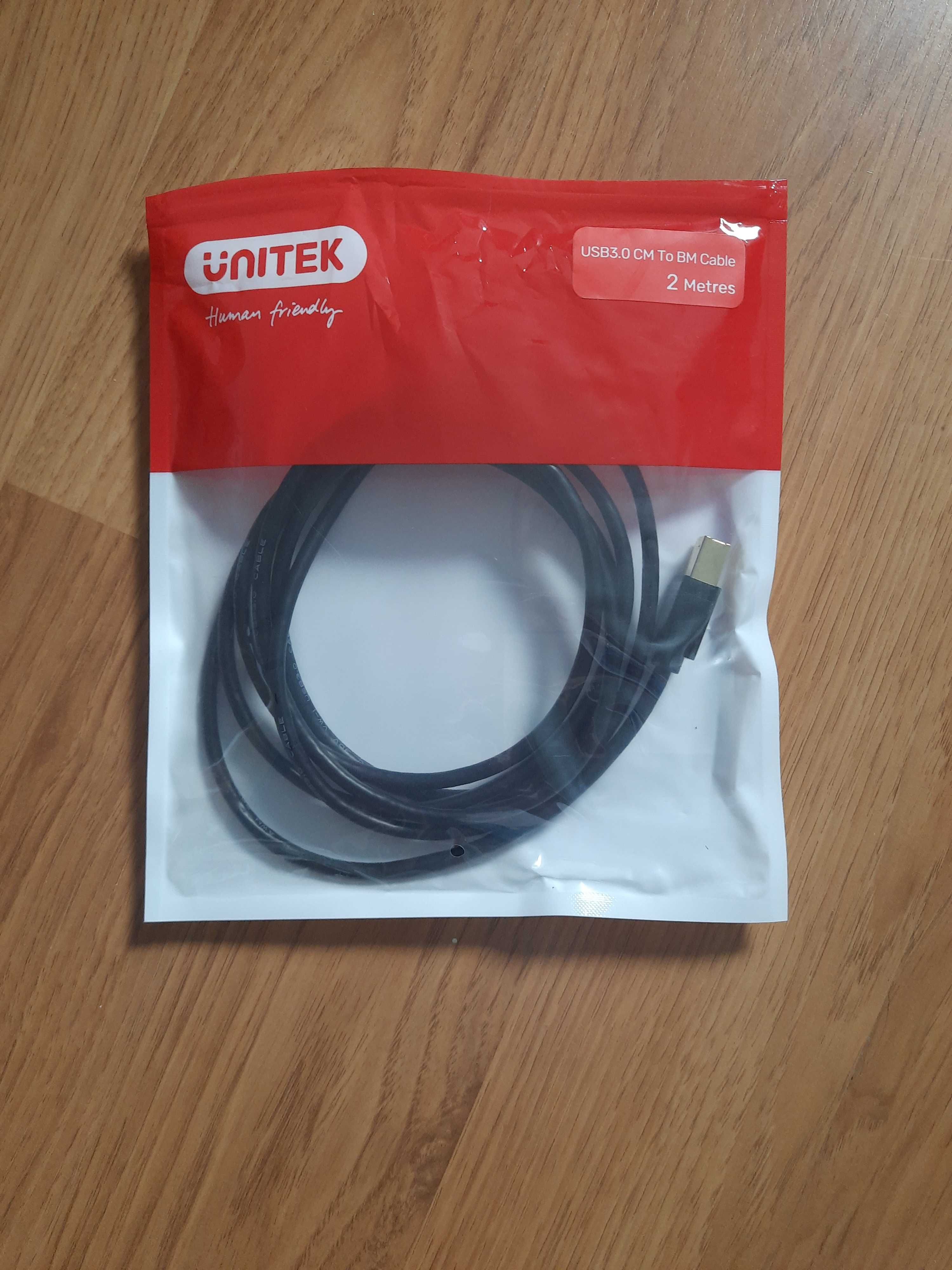 Unitek kabel do drukarki USB-C na USB-B USB 3.0 2m