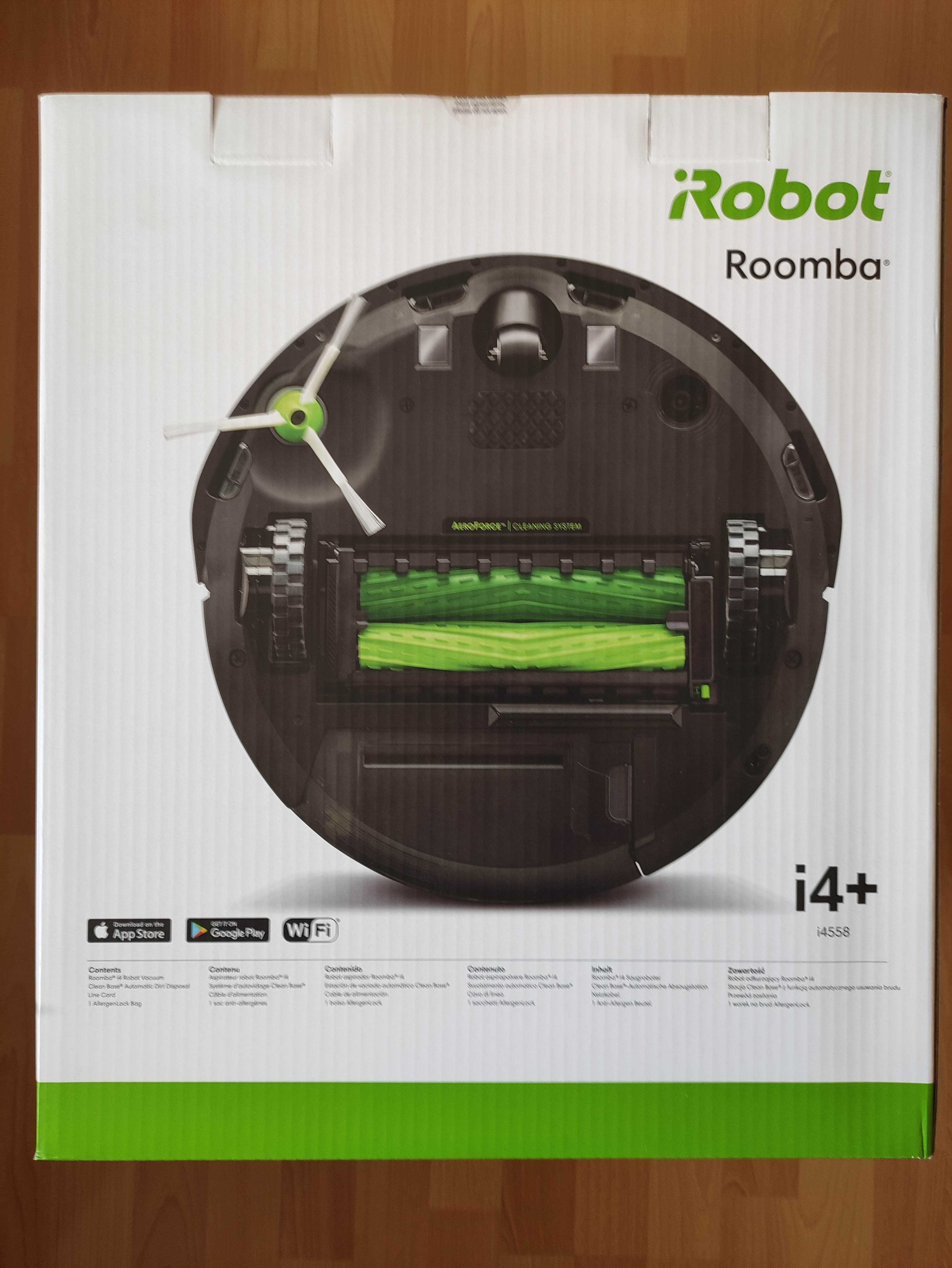 NOWY! Robot odkurzający iRobot Roomba i4+ ze Stacją Dokującą 8 Worków