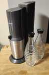 Komplet Soda Stream Crystal, 2 karafki pełny  nabój