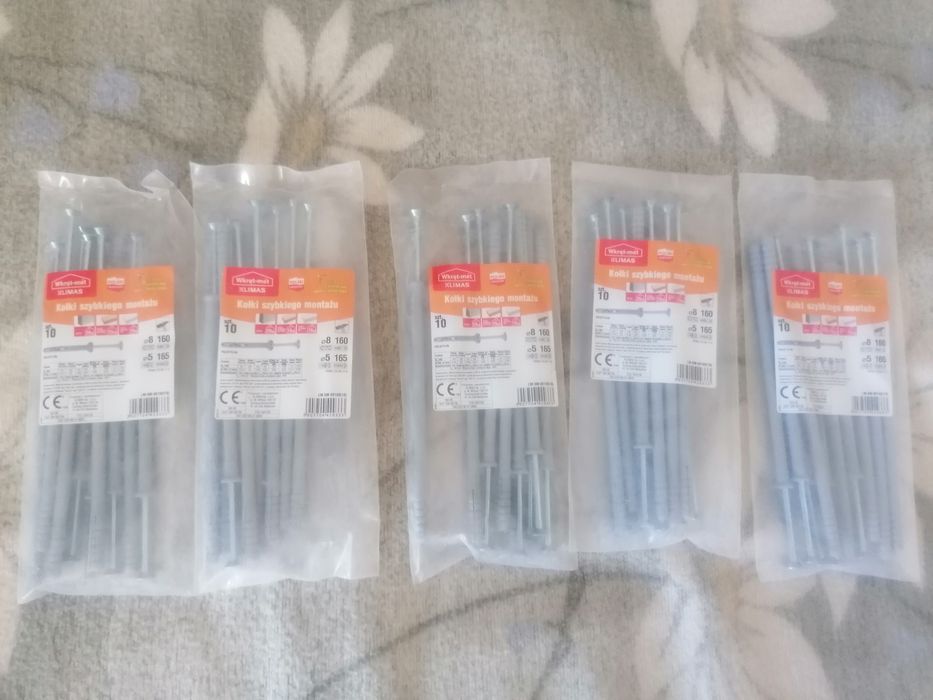 Kołki szybkiego montażu 10 szt Klimas