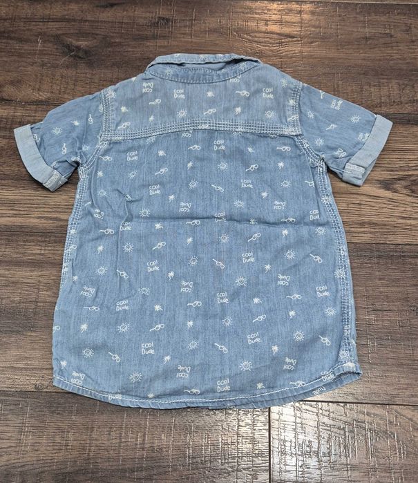 046 P koszula nr 2 kr r kratka F&F rozmiar 80 na 12 miesięcy