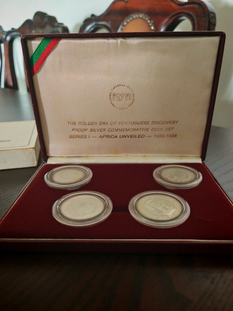 4 moedas dos descobrimentos portugueses serie 1, à descoberta da afric