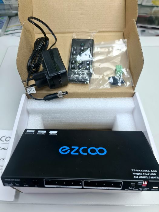 Комутатор Ezcoo EZ-MX42HAS-ARC HDMI