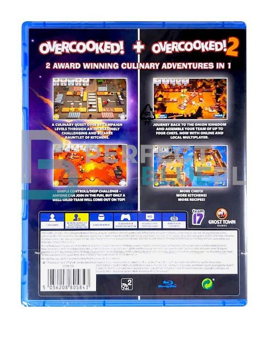 Overcooked! + Overcooked 2 / Gra PS4 / Dwie Gry / Sklep Perfect Blue