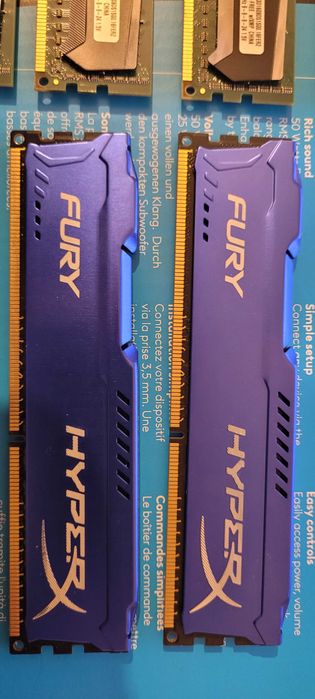 Pamieci DDR 3 Różnych firm 4x4 i 2x4
