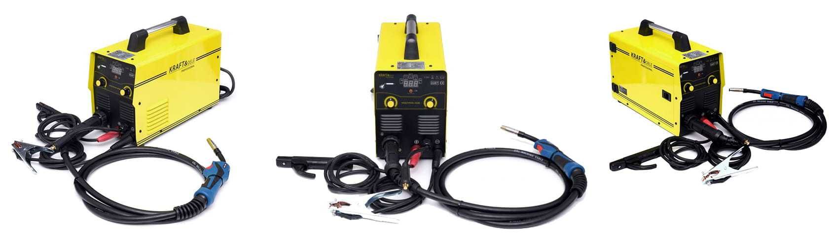KRAFT&DELE Spawarka Migomat Mig Mag Tig Mma Flux 40-400a Lcd KD811
