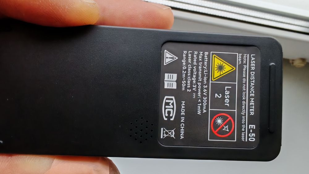 Лазерний далекомір 50 м рулетка дальномер