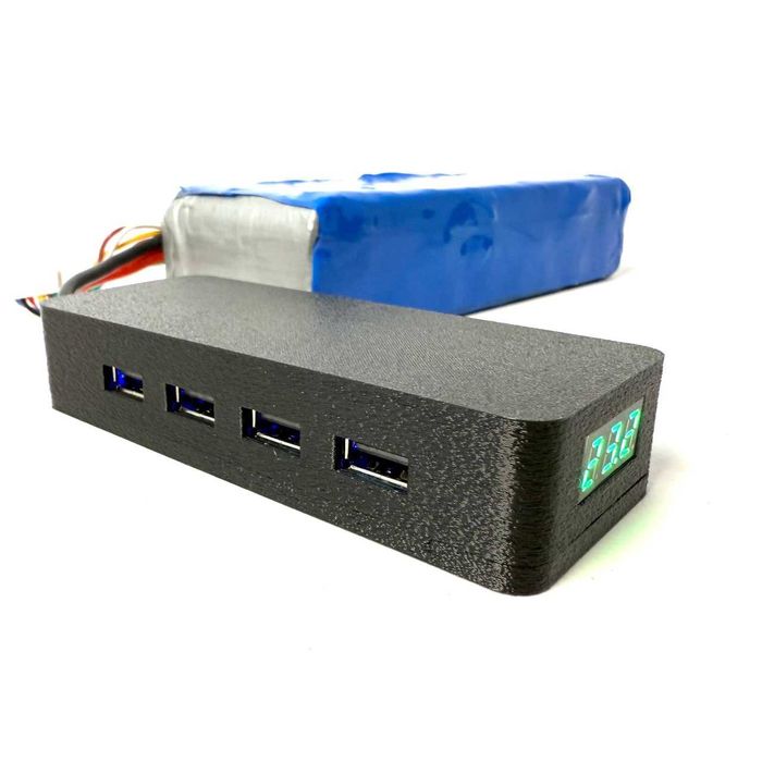 Перехідник для заряджання телефона від fpv батареї 4 USB