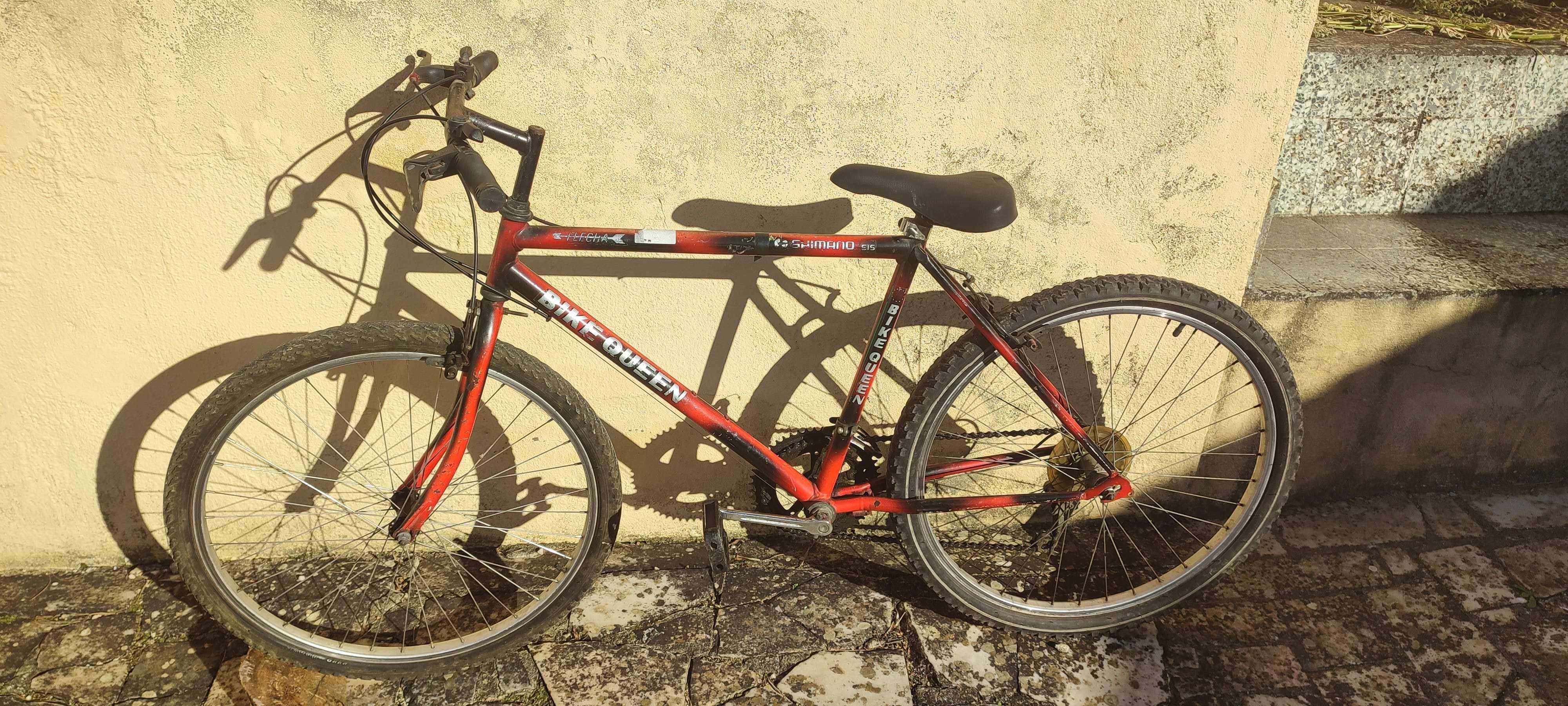 Bicicleta, rodas 26 polg., 12 mudanças Shimano