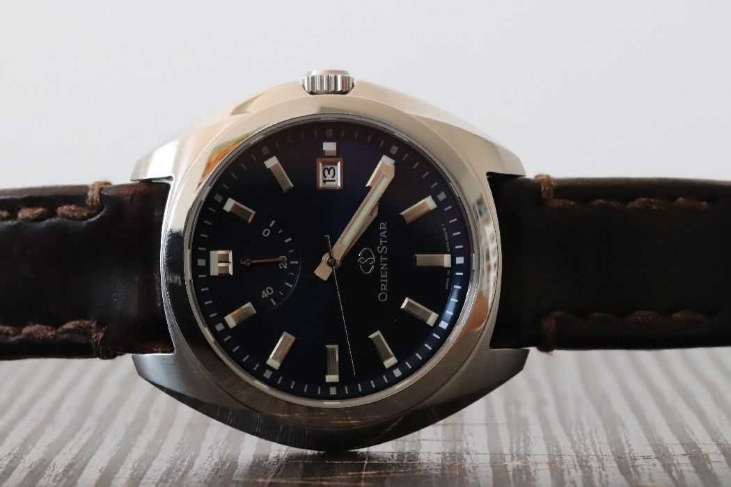 Zegarek męski Orient Star SOMES WZ0221EL granatowy używany gwarancja