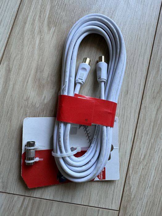 Kabel przewód antenowy tv telewizyjny 5m