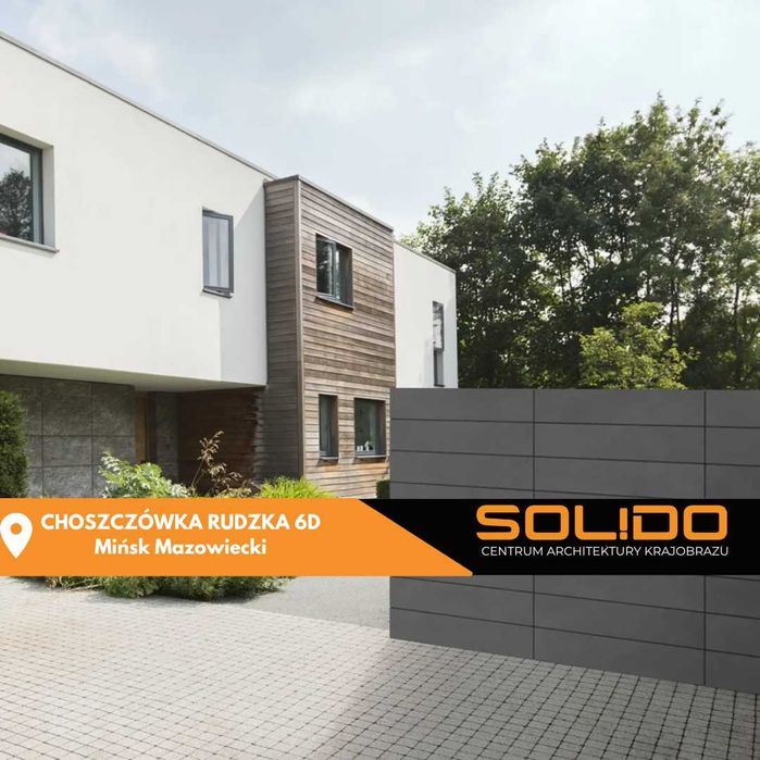 Pustak ogrodzeniowy 80x20x15/ nowoczesne ogrodzenie