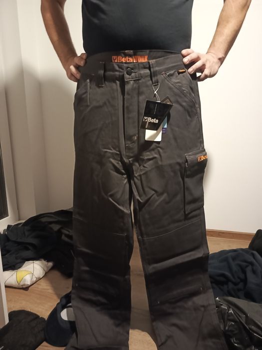 Spodnie robocze dla mechanika wulkazizatora Beta M i L nowe