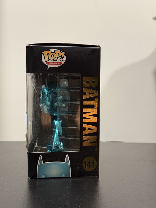 Batman teal chrome exclusivo SDCC funko pop