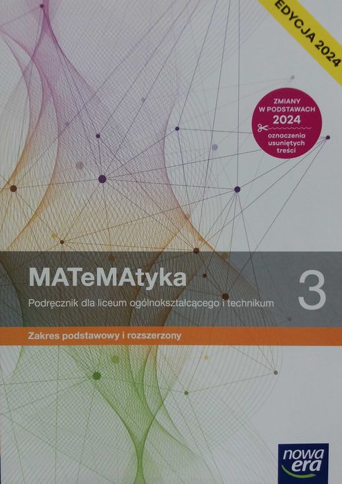 Matematyka LO 3 podr. ZR Nowa Era. Edycja 2024