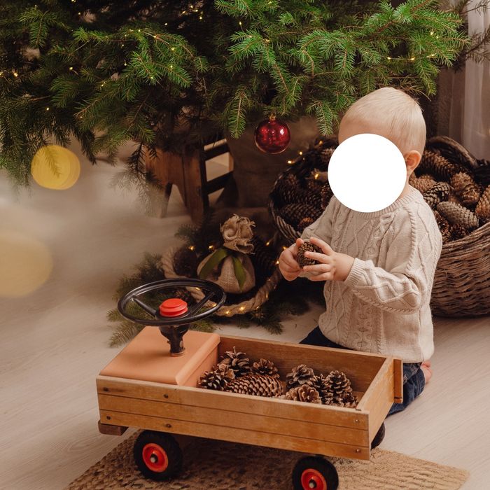 Drewniany samochód stary samochodzik autko jeździk retro prl