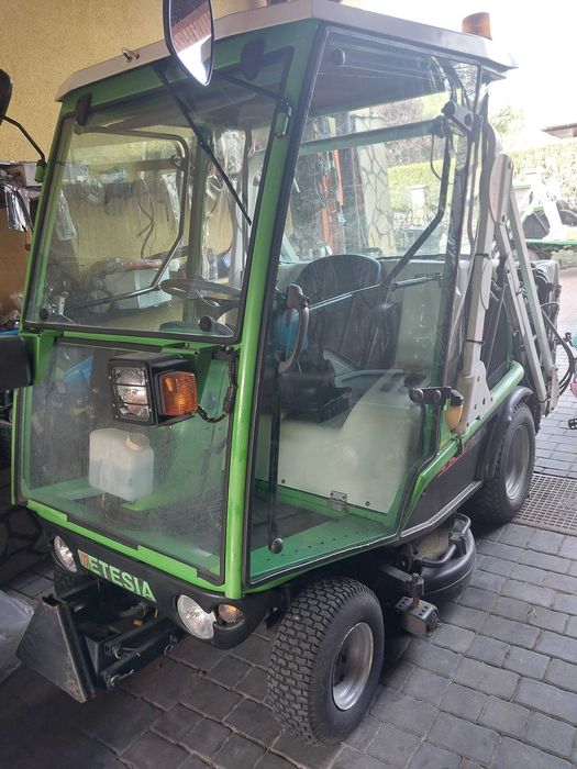 ETESIA 124 4x4 z kabiną, zamiatarka, pług do śniegu Faktura VAT