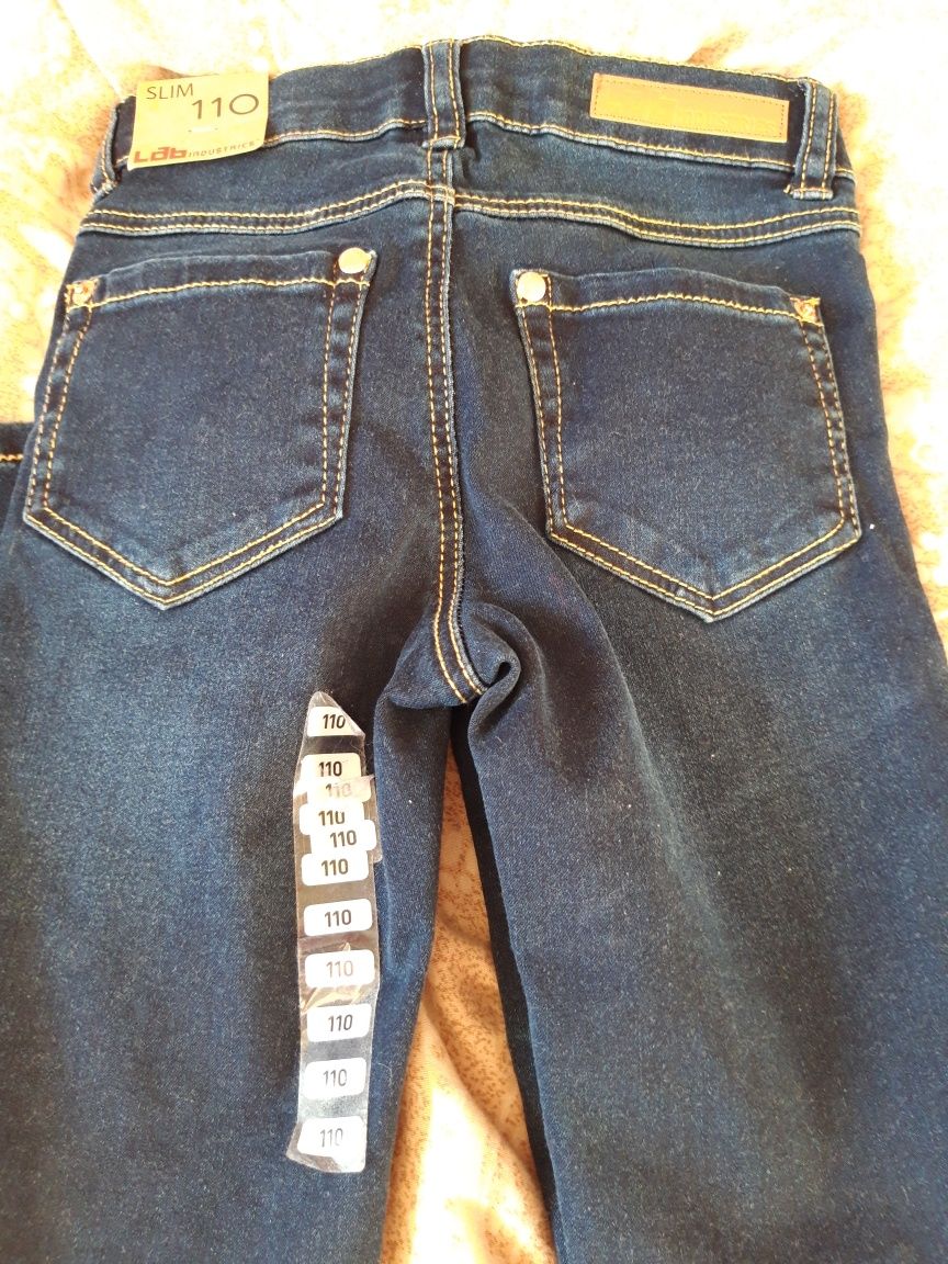 Nowe spodnie legginsy jeansy KappAhl Slim 110