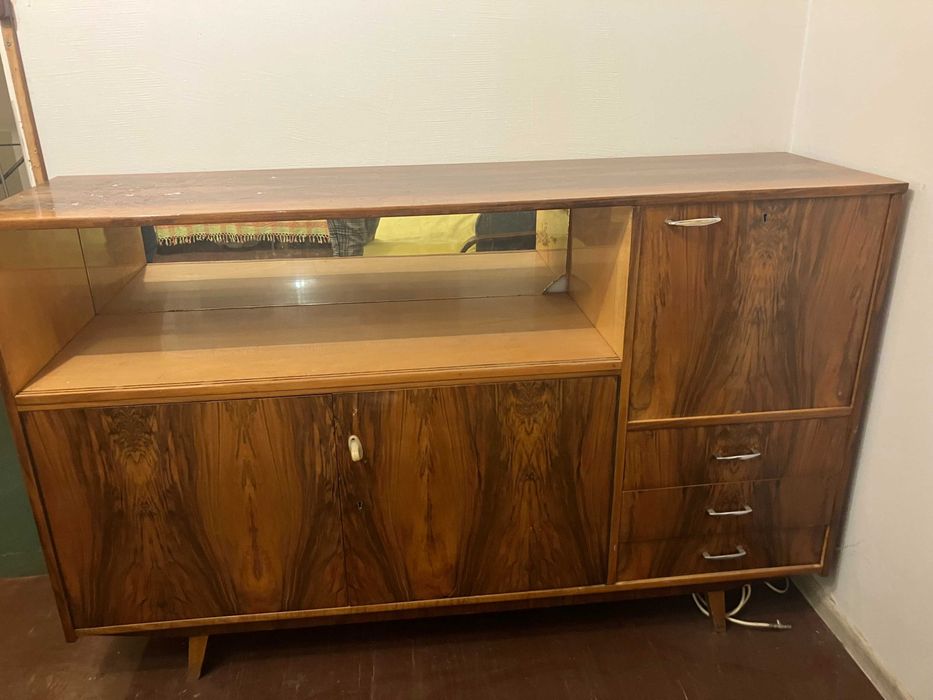 Meble PRL szafa i witryna