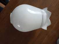Biały klosz do lampy PRL