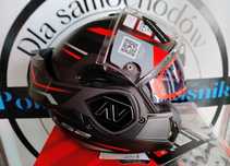 Kask motocyklowy szczękowy LS2 180 stopni ADVANT MATTBLACK L + pinlock