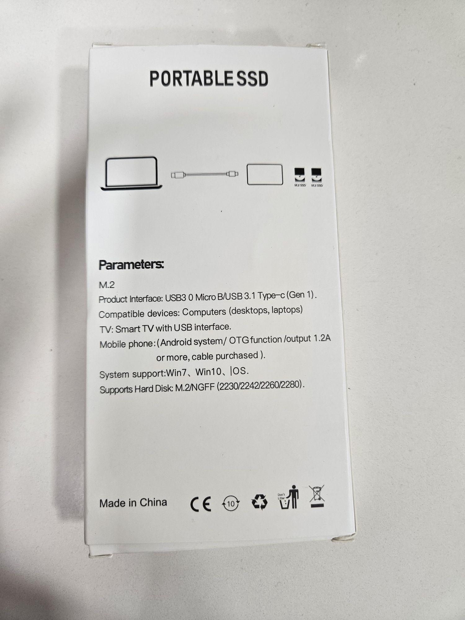 Xiaomi Mijia Disco SSD portátil 256 TB