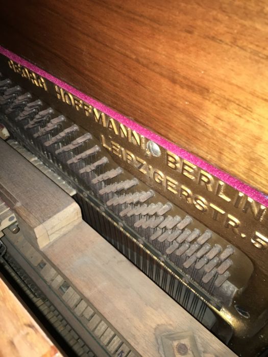 Zabytkowe pianino firmy Georg Hoffmann 1901 r.