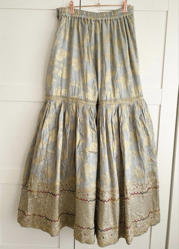 Wyjątkowe spodnie spódnicospodnie boho folk M/L