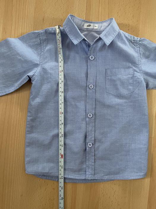 Koszula chłopięca niebieska 86