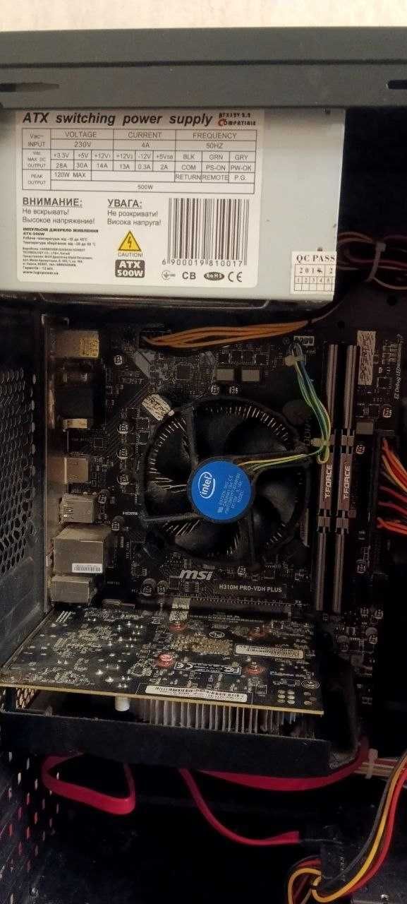 Ігровий ПК | i5-9400F | GTX 1050 Ti | 32GB RAM | SSD 240GB + HDD 1TB