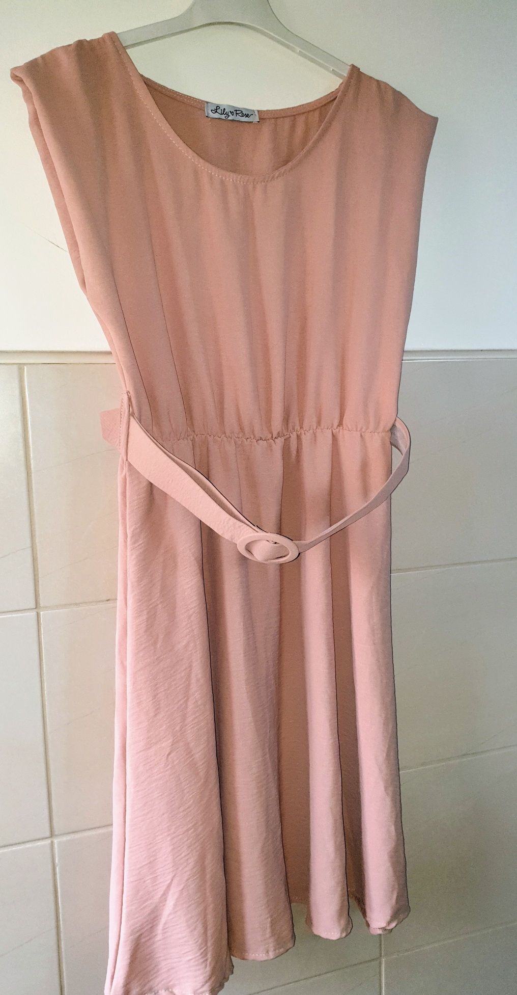 Codowna morelowa sukienka Lily&Rose M/L
